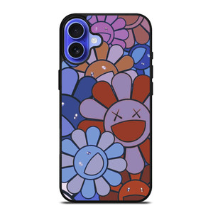 KAWS X TAKASHI MURAKAMI FLOWER iPhone 16e Case Cover